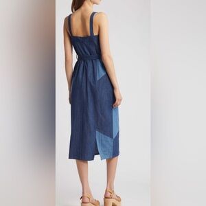 *New Du Paridis by Anthropology Canggu denim midi dress XS